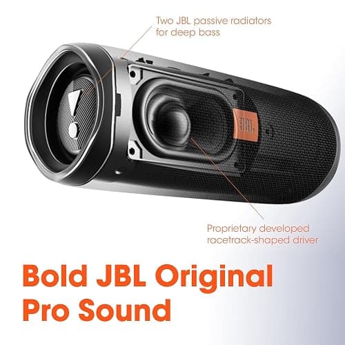 JBL Flip 5 (Black) + Bundle with divvi! Protective Hardshell Case thumbnail 3