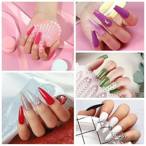 53PCS Gel Nail Polish Kit with U V light and Drill Starter Kit, 35 Colors Gel Polish Set 5pcs Top Base Coat All season Fashion Popular Colors Professional Nail Lamp Gel Manicure Kit Gifts for Women thumbnail 2