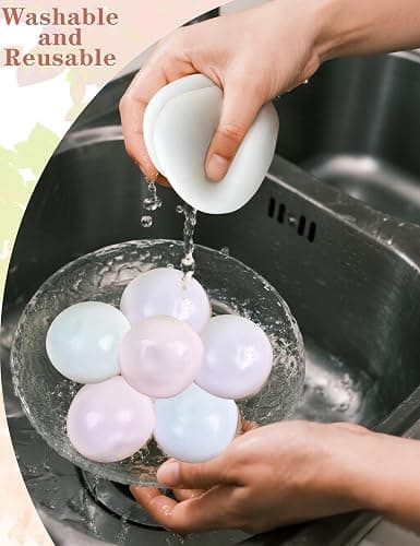 Gezan Shapeable Squishy Toys Stress Balls Stress Relief Sand Glutinous Balls Fidget Toys for Adults Anxiety Relief (Pink,Green) thumbnail 8