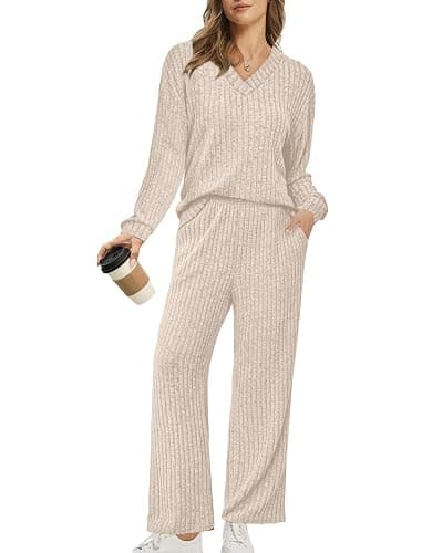 RUMIA Lounge Sets for Women 2026 Vacation Matching Track Suits Sweater Fall Outfits (S-2XL) thumbnail 4