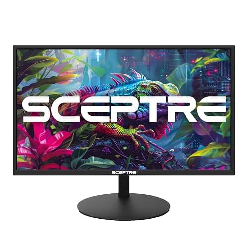 Sceptre E275W-19203R 27 inch1080P LED Monitor 99% sRGB 2X HDMI VGA Build-In Speakers, Machine Black (E275W-19203R series) - Image 1