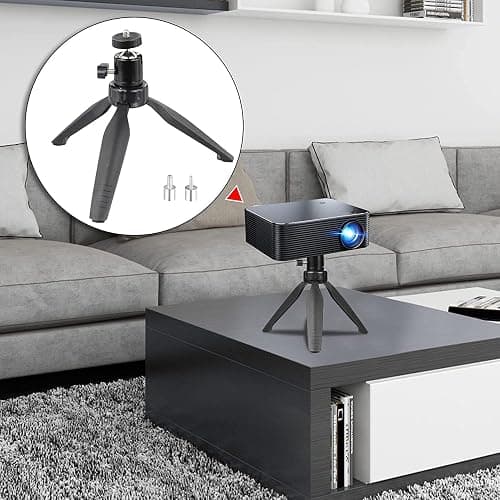 FCHO Mini Projector Tripod Mount Compatible with DR.J Upgrade, DBPOWER, Anker, AAXA Technologies, Artlii, LoongSon, APEMAN and Most Other Mini Projector thumbnail 6