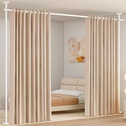 Room dividers adjustable size cream colour - Image 1