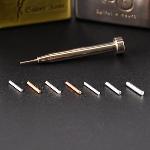 7 Metal Hinge Pins and 1 Remove Punch Lighter Repair Kit for Zippo Replacement Disassemble Lid Hinge Pin thumbnail 7