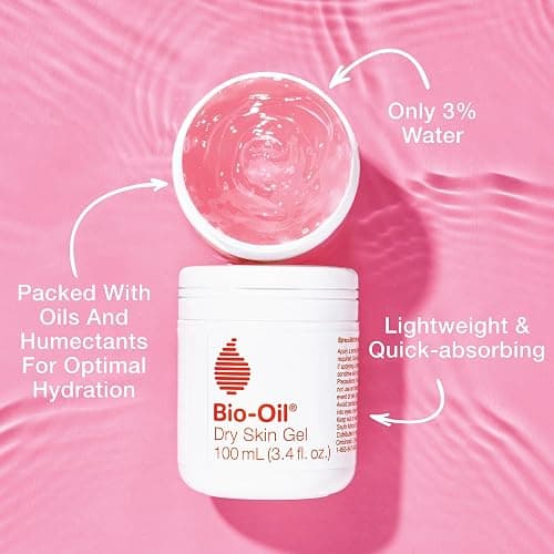 Bio-Oil Dry Skin Gel, Face and Body Moisturizer, Fast Absorbing Hydration, with Soothing Emollients and Vitamin B3, Non-Comedogenic, 6.7 Oz thumbnail 2