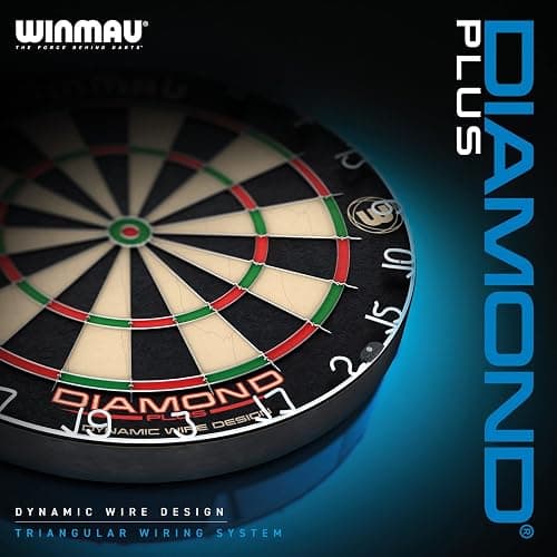 Winmau Diamond Plus Professional Bristle Dartboard thumbnail 5