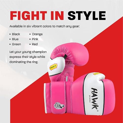 Kids Boxing Gloves for Kids Children Youth Punching Bag Kickboxing Muay Thai Mitts MMA Training Sparring Gloves thumbnail 6