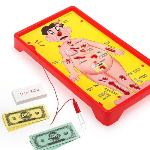 Operation Electronic Board Game, Family Games for Kids Ages 6+, Kids Board Games for 1+ Players, Funny Games for Kids, Kids Gifts (Amazon Exclusive) thumbnail 3