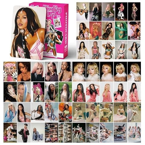 sunlelekz Katseye Pinky Up Photocard & Sticker Set - 127PCS (55PCS Lomo Cards + 72PCS Stickers) Kpop Collectible Merchandise thumbnail 4