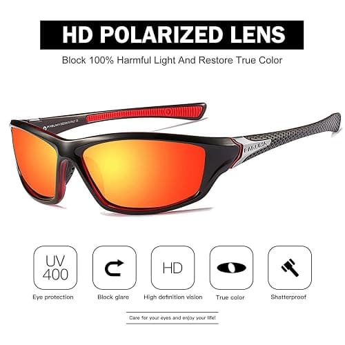 FAGUMA Sports Polarized Sunglasses For Men Cycling Driving Fishing UV400 Protection thumbnail 3