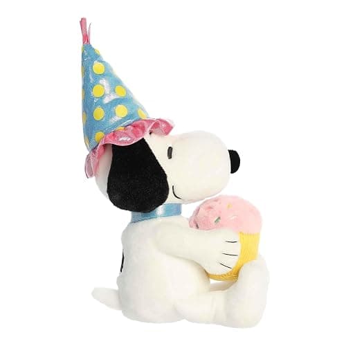 Aurora® Adorable Peanuts® Birthday Snoopy™ Stuffed Animal - Officially Licensed Toys for All Snoopy Fans - Nostalgic Gift for Adults and Birthday Celebrations - 16 Inches thumbnail 3