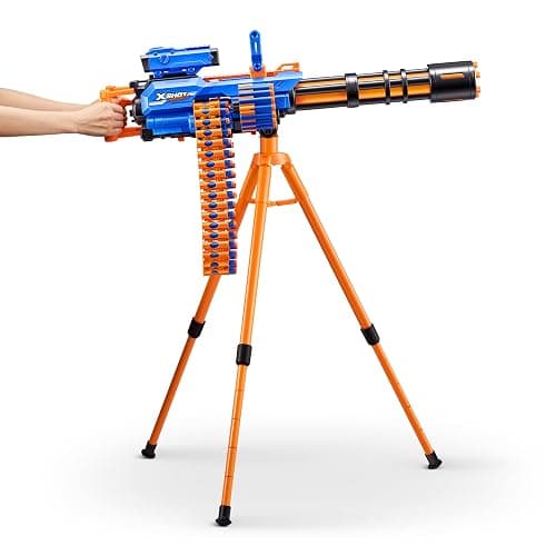 X-Shot Insanity Motorized Rage Fire by ZURU 72 Darts, Air Pocket Technology Darts, Dart Storage, Blasting Power, Auto Feeding Belt, Tripod & Scope, Outdoor Toy for Boys, Girls, Teens, Adults thumbnail 6