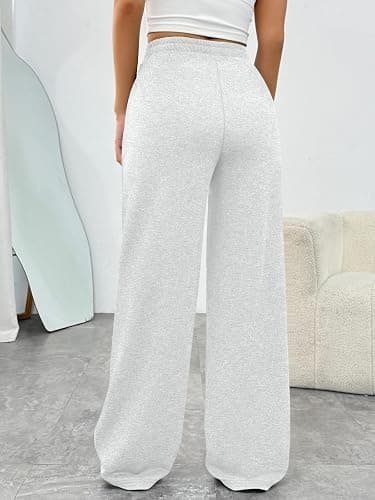 Trendy Queen Womens Wide Leg Sweatpants Baggy Loose Fall Barrel Casual Lounge Athletic Pants Comfy Teen Girl Cute Joggers thumbnail 4