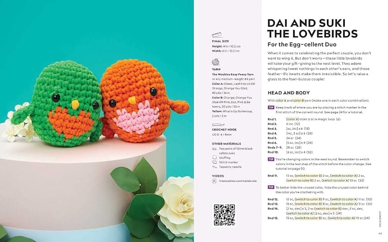 Crochet Amigurumi for Every Occasion: 21 Easy Projects to Celebrate Life's Happy Moments (The Woobles Crochet) thumbnail 4