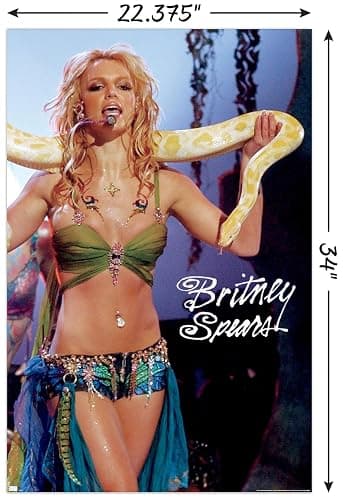 Trends International Britney Spears - 2001 VMA Wall Poster, 34L x 22.4W, Unframed Version thumbnail 2