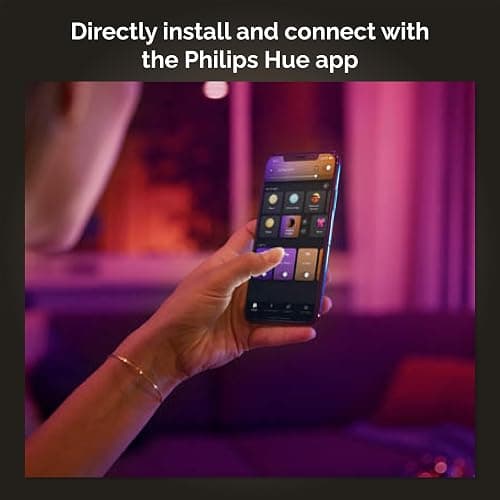 Philips Hue Go Smart Portable Dimmable Table Lamp, White - White and Color Ambiance LED Color-Changing Light - 1 Pack - Indoor and Outdoor Use - Control with Hue App or Voice Assistant thumbnail 4