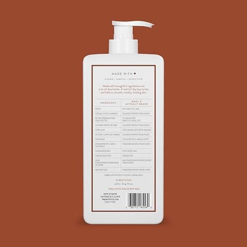 Native Moisturizing Body Wash Contains Naturally Derived Ingredients | for Women & Men, Sulfate, Paraben, & Dye Free Leaving Skin Soft & Hydrated | Cocoa Butter & Vanilla 18 oz thumbnail 3
