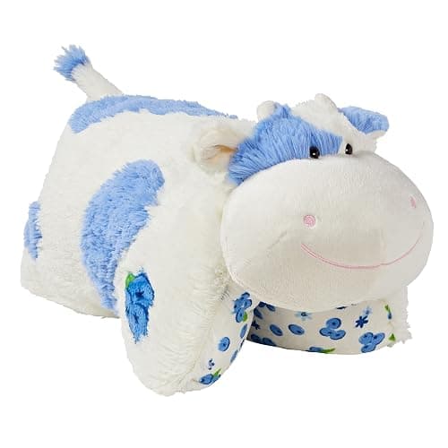 Pillow Pets Blueberry Cow Jumboz, White thumbnail 2