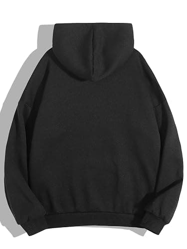 SHENHE Women's Slogan Letter Print Long Sleeve Hooded Sweatshirt Pullover Hoodie Tops thumbnail 2