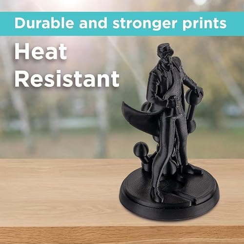 Polymaker ABS Filament Black 1KG 1.75mm, Heat Resistant, Strength | High Toughness, Impact-Resistance, Low Odor, 3D Printer Filament for Most FDM Printers, Dimensional Accuracy +/- 0.03mm thumbnail 2