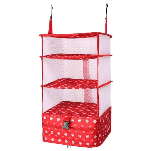 TABITORA Portable Hanging Travel Shelves Bag Packing Cube Organizer Suitcase Storage Large Capacity - Image 1