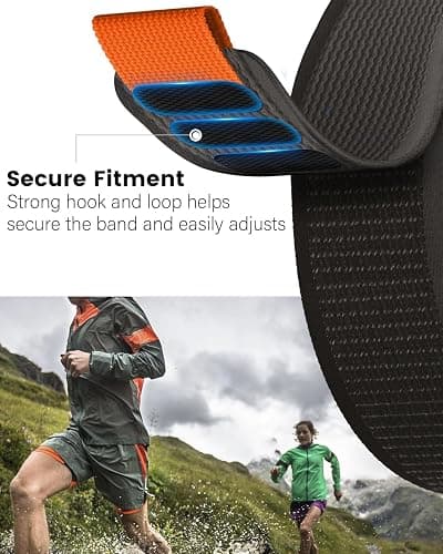 Trail Loop Nylon Band Compatible with Samsung Galaxy Watch Ultra Bands 47mm,Soft Fabric Woven Wristbands Adjustable Sport Strap for Samsung Galaxy Watch Ultra 47mm Band 2024/2025 for Men Women thumbnail 5