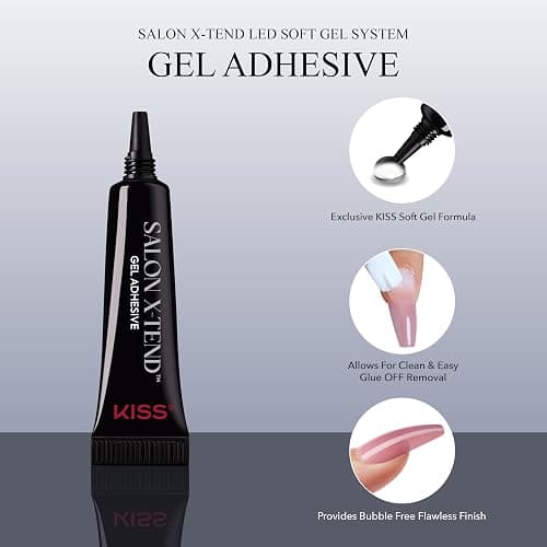 KISS Salon X-tend LED Curing Lamp, Soft Gel DIY Nail Extensions System, For Curing & Pre-Curing, Motion Activated, Compact Ergonomic Design, Angled Light, Stable Stand, Up To 14 Day Wear, 1 Piece thumbnail 5
