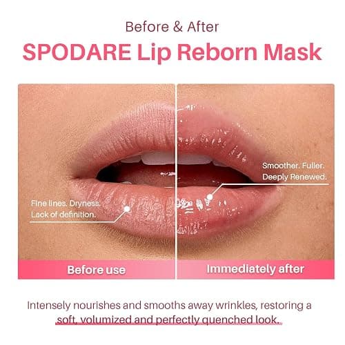 SPODARE Blueberry Lip Mask Overnight, Dual-Color Lip Sleeping Mask for Reduce Fine Lines, Nourish and Hydrating Dry Cracked Skin with Vitamin C and Shea Butter, Stocking Stuffer thumbnail 2
