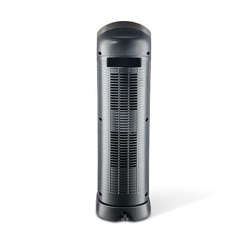 Lasko Oscillating Digital Ceramic Tower Heater for Home with Adjustable Thermostat, Timer and Remote Control, 23 Inches, 1500W, Silver, 755320, 8.5″L x 7.25″W x 23″H, Silver thumbnail 9