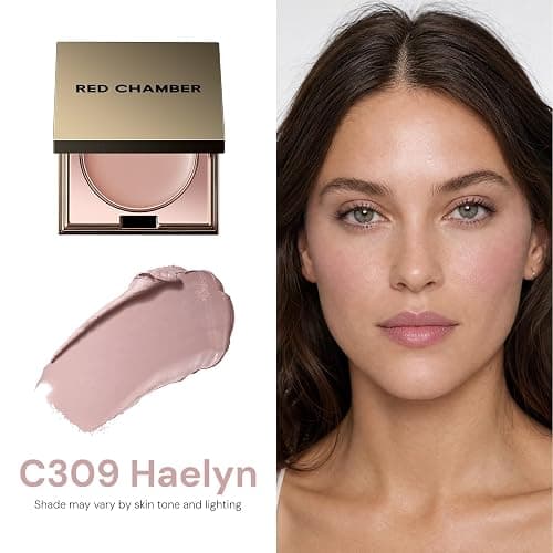 RED CHAMBER HARUKI Multi-Purpose Cream, Blush for Cheeks & Lips — Buildable Sheer-to-Glow Color, Dewy Luminous Finish, Hydrating Blush for Mature Skin, Compact with Mirror, Haelyn thumbnail 2