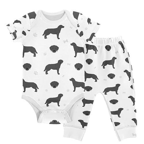 KICPOAY Baby Clothes Set Infant Bodysuits Pants Sets 0-24M For Boys Girls - Image 1