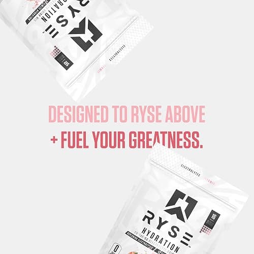 RYSE Hydration Electrolyte Powder Drink Mix Packets - Pink Splash - Sugar-Free Full Spectrum Electrolytes with Essential Vitamins, Taurine and Choline for Rehydration - 16 Serving Sticks thumbnail 6