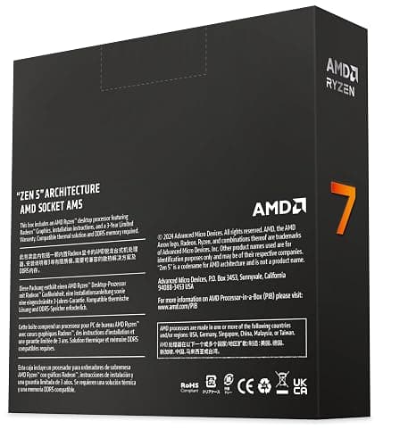 AMD Ryzen™ 7 9700X 8-Core, 16-Thread Unlocked Desktop Processor thumbnail 5
