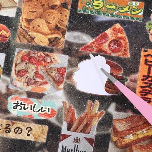 Alideco 30pcs Scrapbook Stickers Vintage Gourmet Desserts Sticker Book for Adults Sticker journaling Stickers for Scrapbooking (shiquxiaoguan) - Shiquxiaoguan thumbnail 5