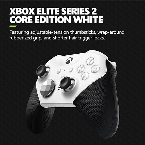 Xbox Elite Series 2 Core Wireless Gaming Controller – White Series X|S, One, Windows PC, Android, and iOS thumbnail 2
