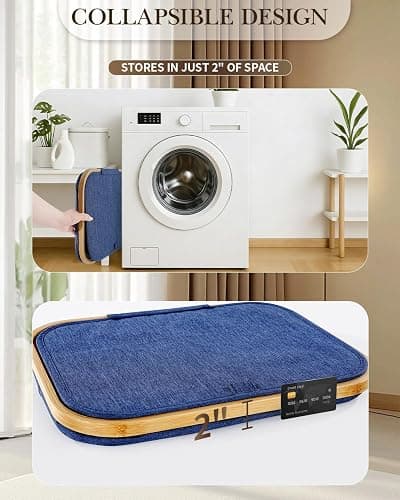 Laundry Hamper with Wheels, 75L Rolling Laundry Basket, Removable Inner Bag | Clothes Hampers for Laundry, Collapsible Dirty Clothes Hamper for Dorm, Bedroom, Bathroom, Laundry Room thumbnail 5