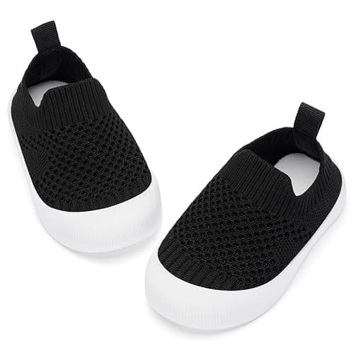 BACSAC Baby Toddler Unisex Infant Shoes Boys Girls Beige Mesh Breathable Non-Slip Soles 6-36 Months - Image 1