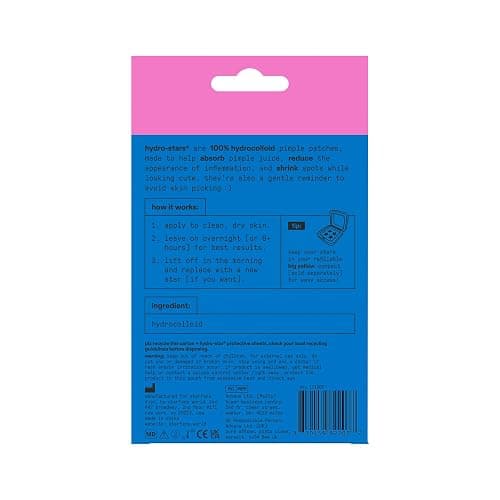 Starface Hydro-Star® Play Pack Pimple Patches, Hydrocolloid, Clinically Proven Spot Shrinking in 6 Hours, Absorb Fluid, Reduce Redness, 16 Fun Colors, Vegan, Cruelty-Free Skincare (36 Count) thumbnail 10