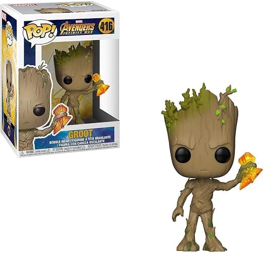 Funko POP! Marvel: Avengers Infinity War - Groot with Stormbreaker -,Multicolor, Standard - Image 1