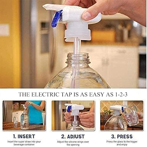 2 Packs Automatic Drink Dispenser Hands- Milk for Fridge Gallon Anti-Spill Fits Most Bottles and Jugs Easy to Use Elderly Suitable Home Kitchens Must Have Household Tool thumbnail 2