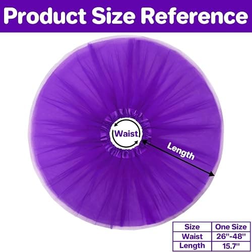 qikqik Tutu for Women Adults 5 Layerd Tutu Skirts for Women Tulle Skirt Womens Halloween Tutus Fluffy Skirt 80s Adult Tutus thumbnail 6