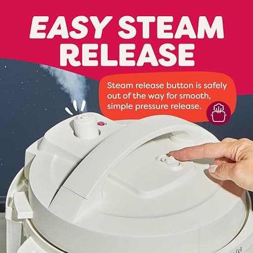 Instant Pot 4QT RIO Mini 7-in-1 Multi-Cooker, Pressure Cooker, Slow cook, Sauté, Steam, Rice Maker, Yogurt, & Warmer, Sea Salt, 4 Quarts thumbnail 6