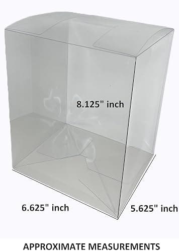 [6 Pack] 6-Inch Funko Pop! Protector Clear Display Case Box for 6" Funko Pop! Figures - 0.50mm PET Plastic thumbnail 3