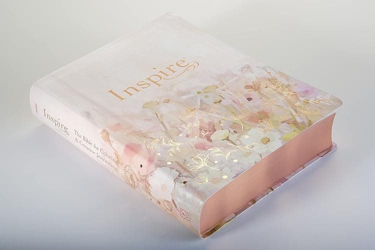 Inspire Catholic Bible NLT Large Print (LeatherLike, Multicolor): The Bible for Coloring & Creative Journaling thumbnail 5
