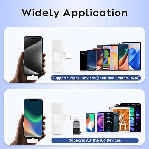 USB C Mini Wireless Lavalier Microphone for iPhone 15 16, iOS and Android Devices - Noise Reduction Lapel Mic for Recording, Clip on Omni Lav Mic for Video Recording, Tiktok, Youtube, Vlog (White) thumbnail 5