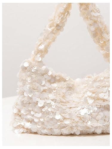 Floerns Women's Elegant Shiny Sequin Bags Sparkly Summer Party Cute Mini Handbag thumbnail 4