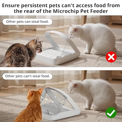 Rear Cover for Automatic Microchip Cat Pet Feeder thumbnail 2