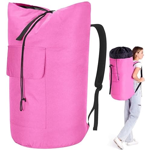 Laundry Bag 115L, College Dorm Room Essentials, Extra Large Laundry Bag with Straps, Heavy Duty Laundromat Bag, Large Laundry Backpack, Laundry Hamper Backpack for College, Dirty Clothes Bag for Dorm - Image 1