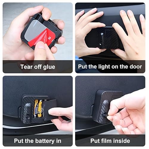 2PCS Custom Car Door Projector Lights Personalized Logo LED Car Door Step Welcome Light Customized Photo Text thumbnail 7