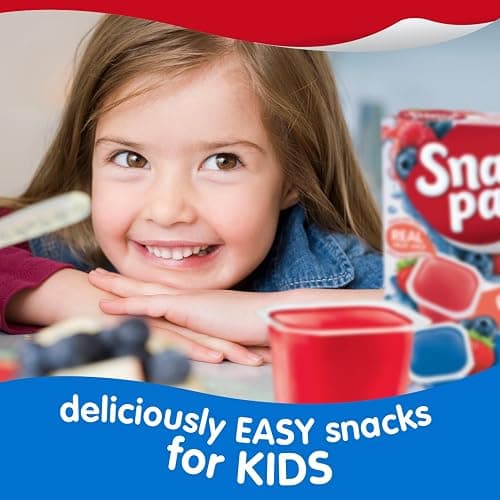 Snack Pack Strawberry and Berry Blue Flavored Juicy Gels Cups, 3.25 oz., 12-Count Family Pack thumbnail 6